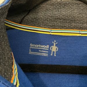 Smart wool quarter zip pullover